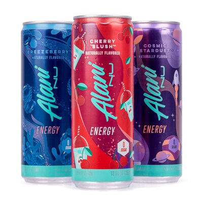 Alani Nu Energy Sweet Splash Variety Pack, 12 oz, 18/Pack (220-02374)