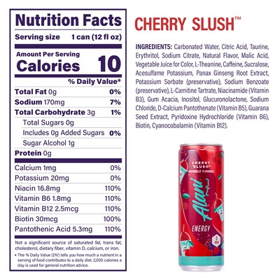 Alani Nu Energy Sweet Splash Variety Pack, 12 oz, 18/Pack (220-02374)