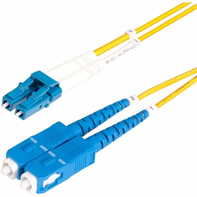 StarTech 9.84 LC Network to SC Network Networking Cable, Male, Yellow (SMLCSCOS23M)