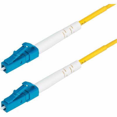 StarTech 3.28 LC to LC Networking Cable, Male to Male, Yellow (SPSMLCLCOS21M)