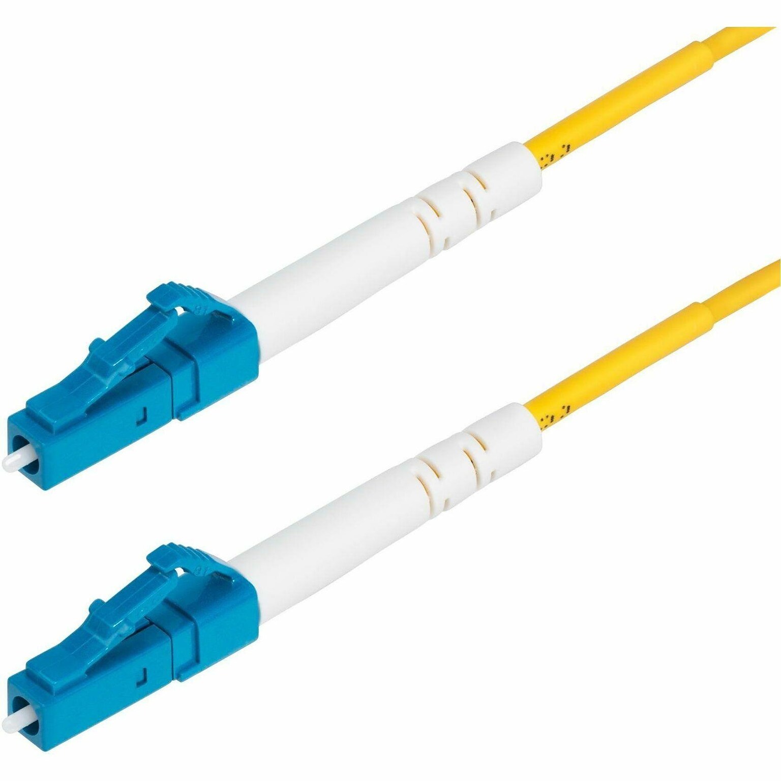 StarTech 3.28 LC to LC Networking Cable, Male to Male, Yellow (SPSMLCLCOS21M)