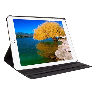 Vangoddy Premium Slim Folding Stand 360 Rotating Smart Cover Case for iPad Pro 12.9 ", Black (PT_IPPLEA770_X1)