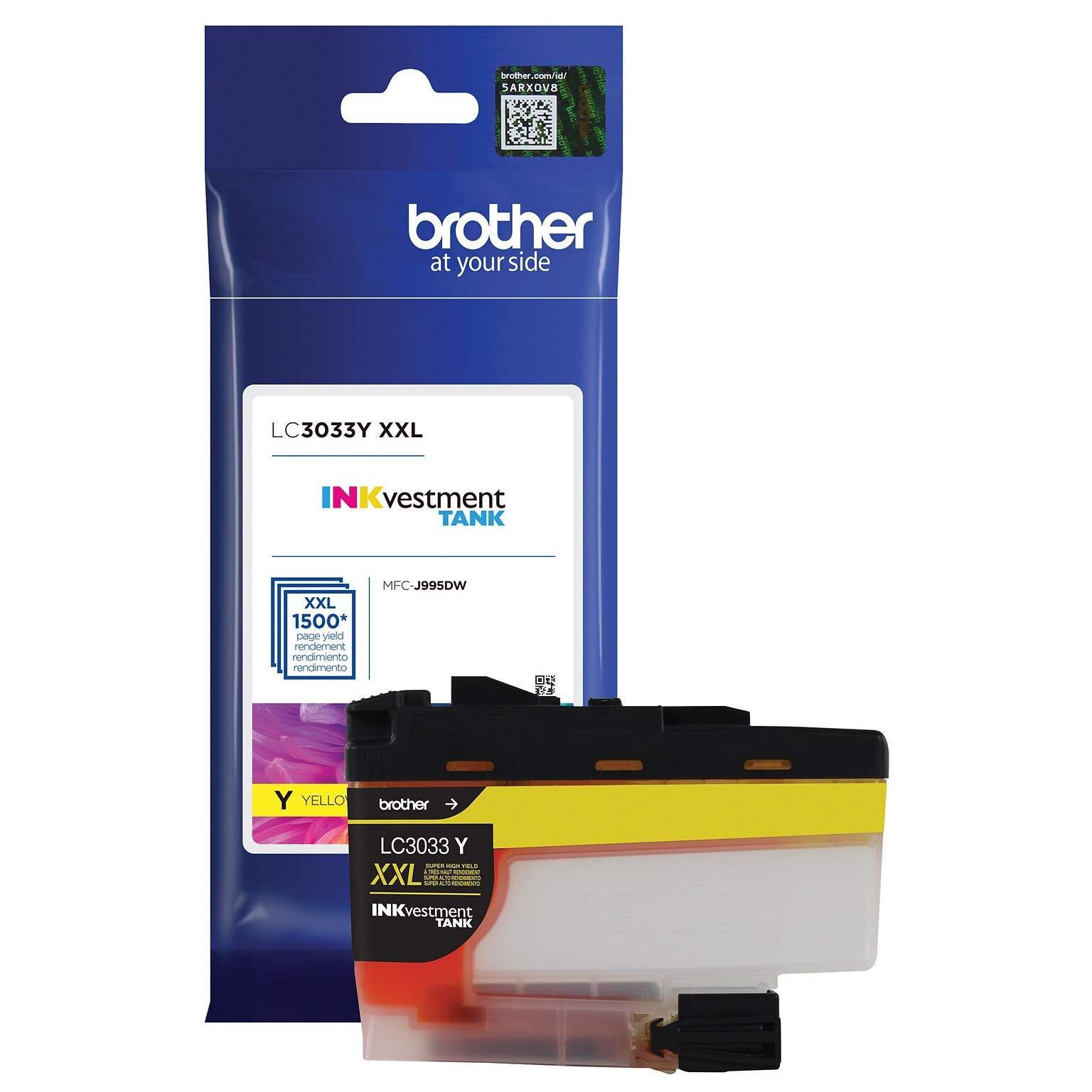 Brother Yellow Super High Yield Ink Tank Cartridge   (LC3033Y)