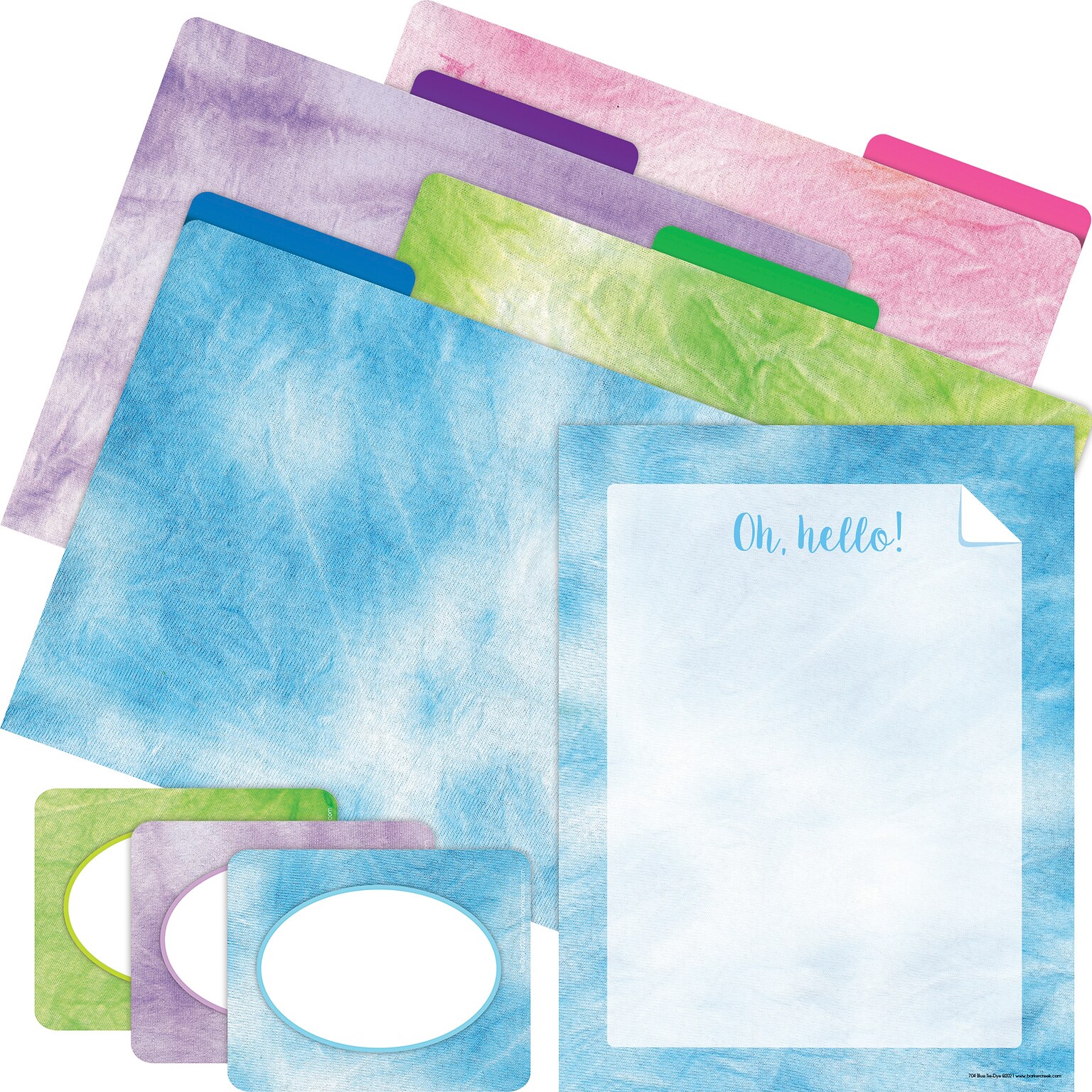Barker Creek Beautiful Chevron File Folder, 1/3-Cut Tab, Letter Size, Assorted Colors, 107/Set (151)