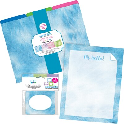 Barker Creek Beautiful Chevron File Folder, 1/3-Cut Tab, Letter Size, Assorted Colors, 107/Set (151)