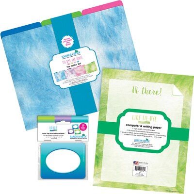 Barker Creek Lime Ombré File Folder, 1/3-Cut Tab, Letter Size, Assorted Colors, 107/Set (156)