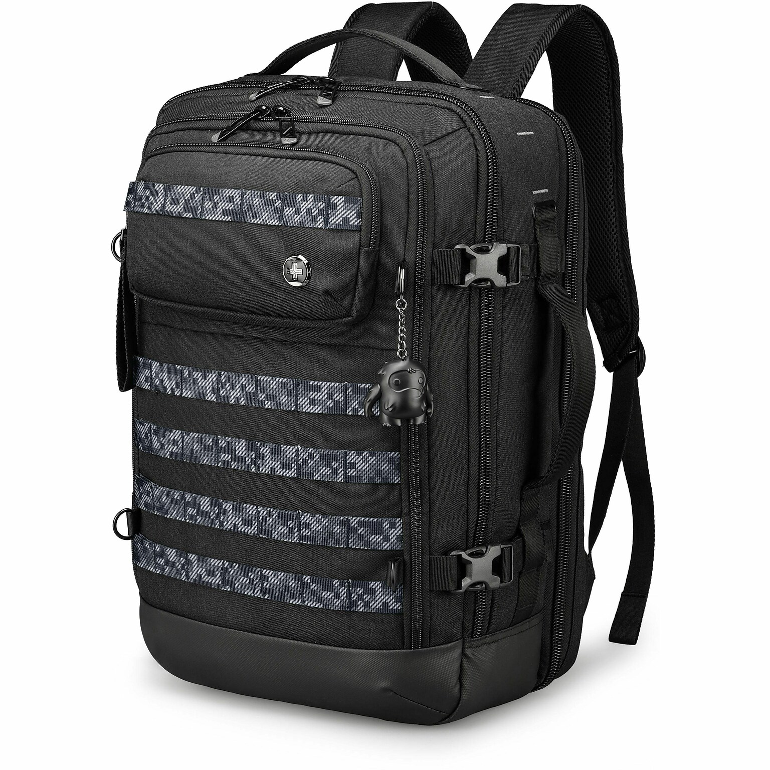 SwissDigital Berg Carrying Case Laptop Backpack, X-Large, Black (SD16489510-01)
