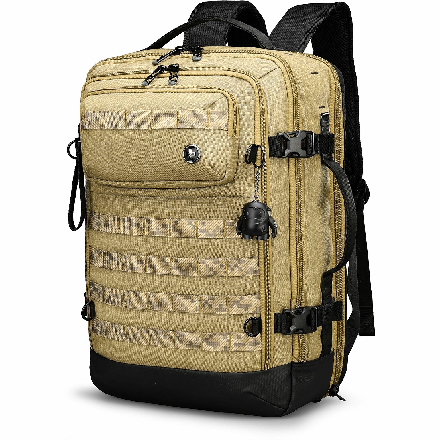 SwissDigital Berg Carrying Case Laptop Backpack, X-Large, Dark Khaki (SD16489510-74)