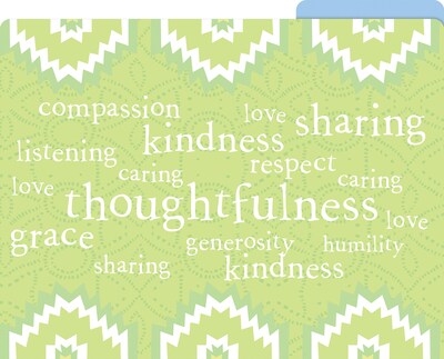 Barker Creek Thoughtfulness File Folder, 1/3-Cut Tab, Letter Size, Assorted Colors, 12/Pack (2016)