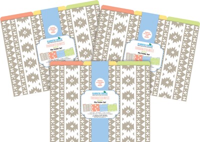Barker Creek Thoughtfulness File Folder, 1/3-Cut Tab, Letter Size, Assorted Colors, 36/Set (4407)