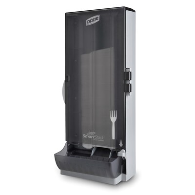 Dixie Ultra SmartStock Series B Classic Fork Dispenser, Translucent Black (SSFPD120)