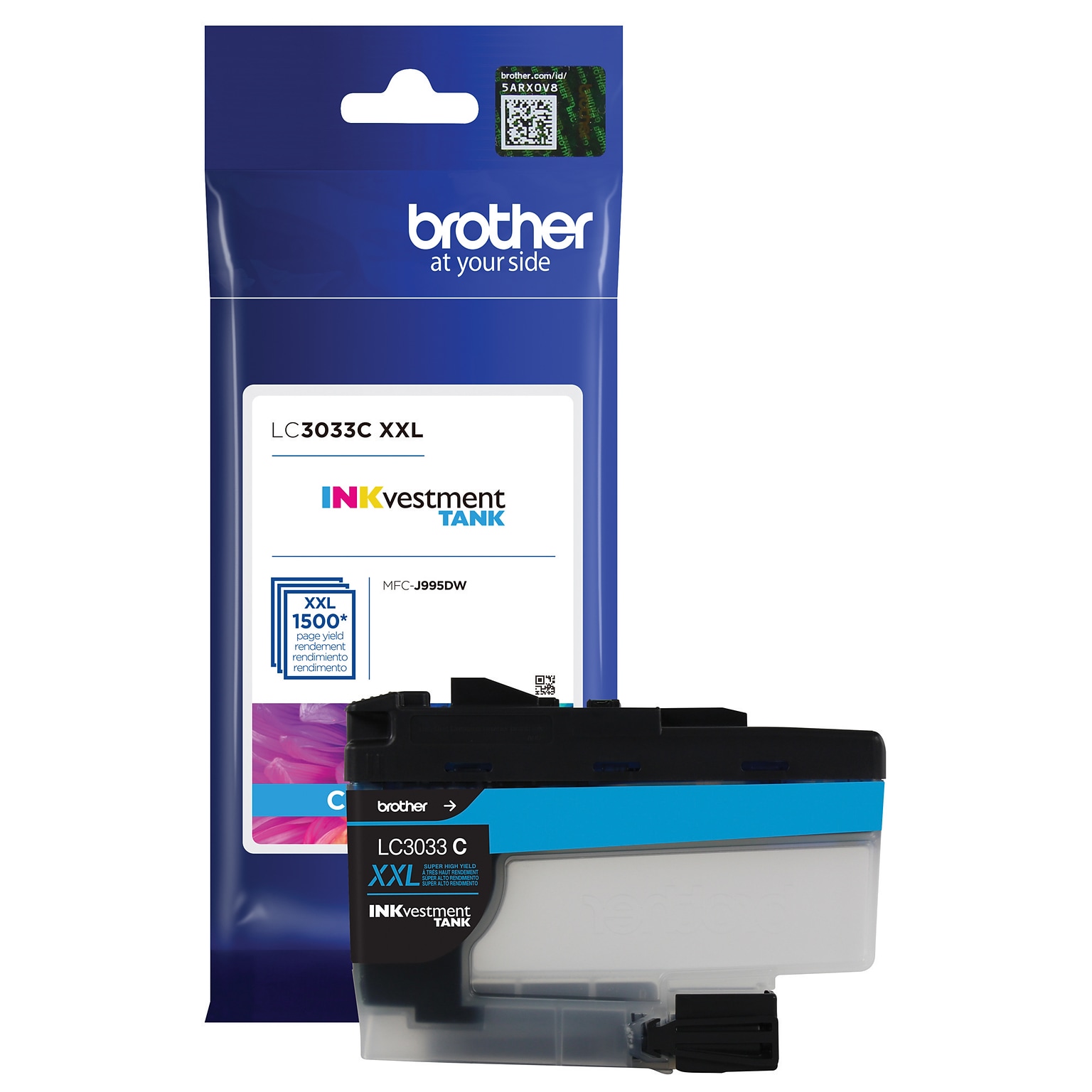 Brother LC3033C Cyan Super High Yield Ink Tank   Cartridge