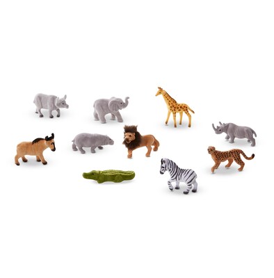 Melissa & Doug Safari Sidekicks 10 Collectible Wild Animals (593)