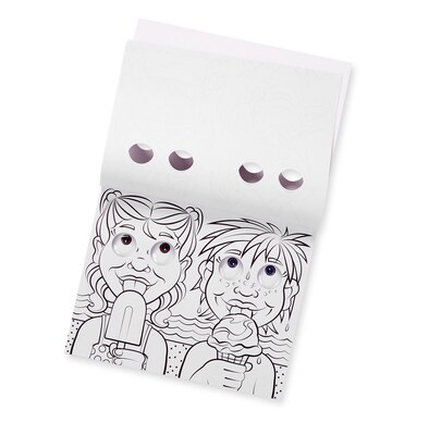 Melissa & Doug Wacky Faces Googly Eyes Coloring Pad (5169)