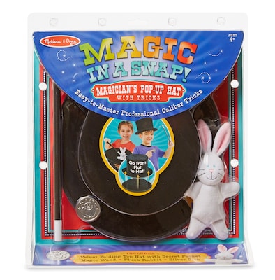 Melissa & Doug Magic in a Snap - Magicians Pop-Up Magical Hat with Tricks (4042)