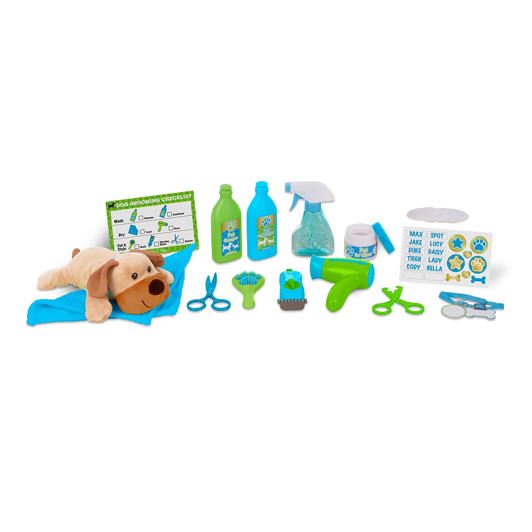 Melissa & Doug # 8568 Wash and Trim Groomer Pet Care Play Set for sale online 
