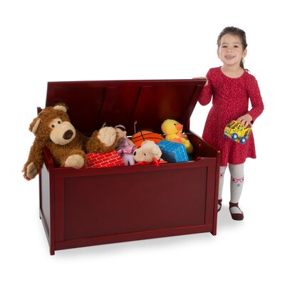 Melissa & Doug  Wooden Toy Chest, Espresso (30229)