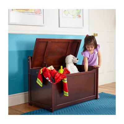 Melissa & Doug  Wooden Toy Chest, Espresso (30229)