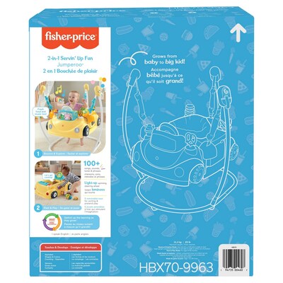 Fisher-Price 2-in-1 Servin Up Fun Jumperoo (HBX70)