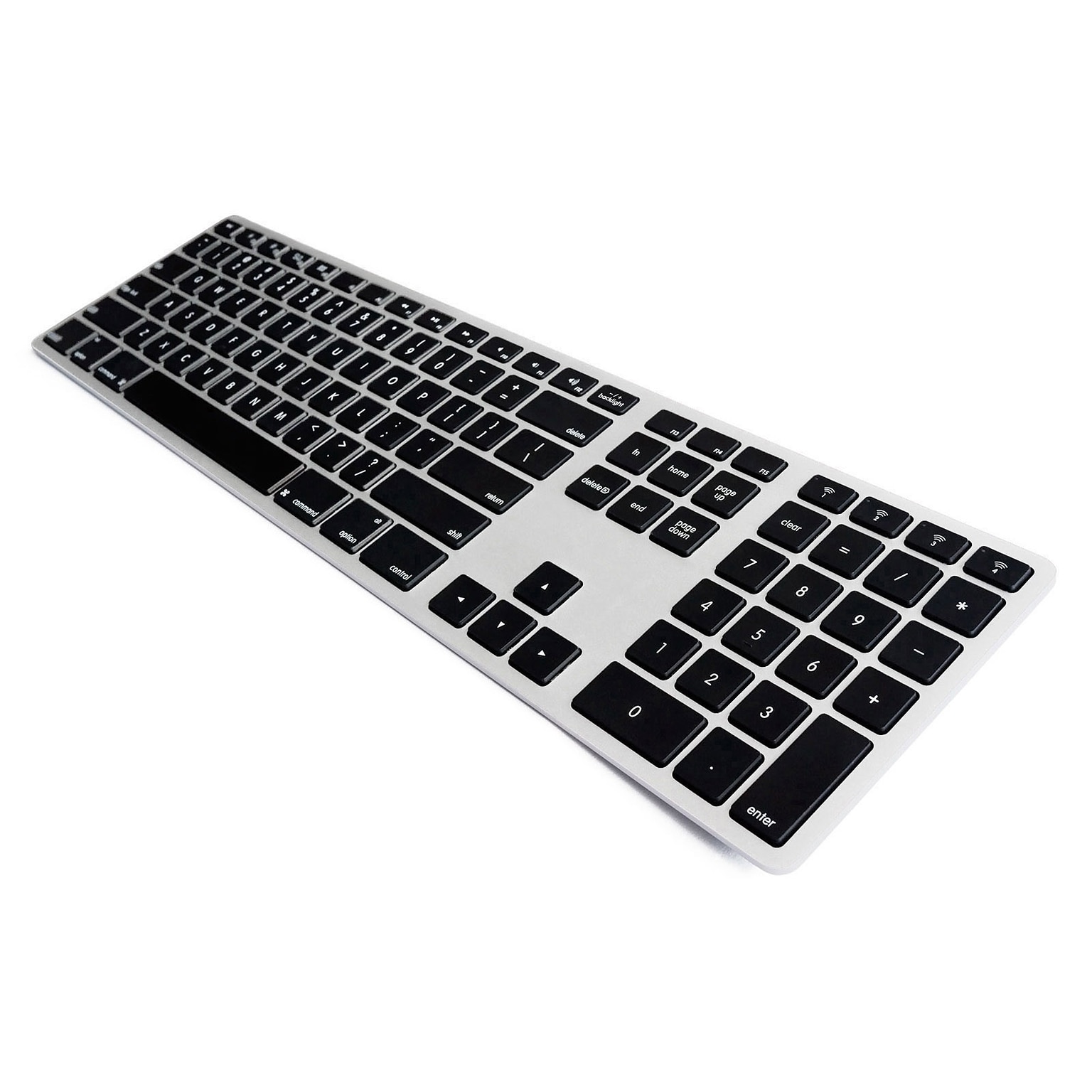 Ergoguys Matias Wireless Ergonomic Keyboard for Mac, Silver/Black (FK418BTLSB)