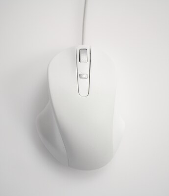 Ergoguys Matias PBT Laser USB Mouse, White (M20W)