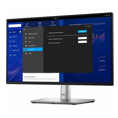 Dell 21.5 100 Hz LED Monitor, Silver/Black (DELL-P2225H)