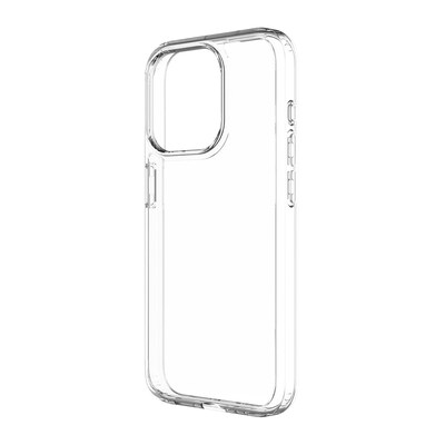 SaharaCase Hybrid-Flex Case with Glass Screen, Camera Protector for iPhone 15 Pro Max, Shock Absorbing, Clear (CP469ZD128ZD131)