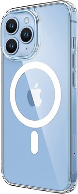 SaharaCase Hybrid-Flex Hard Shell Case with Tempered Glass Screen, Camera Protector for iPhone 15 Pro, Clear (CP459ZD126ZD131)