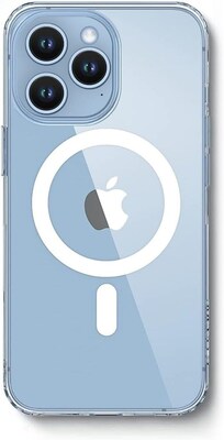 SaharaCase Hybrid-Flex Hard Shell Case with Tempered Glass Screen, Camera Protector for iPhone 15 Pro, Clear (CP459ZD126ZD131)