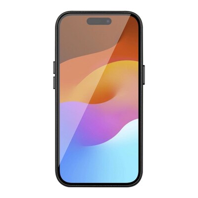 SaharaCase Hybrid-Flex Hard Shell Case with Tempered Glass Screen, Camera Protector for iPhone 15 Pro, Clear (CP459ZD126ZD131)