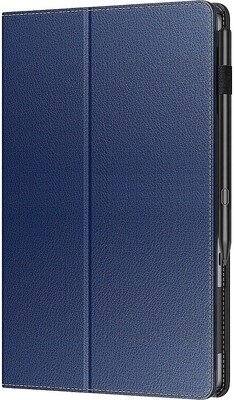 SaharaCase Samsung Galaxy Tab S9 and Tab S9 FE 11-inch Kit Bundle - Bi-Fold Folio Case with ZeroDamage Screen Protector - Blue