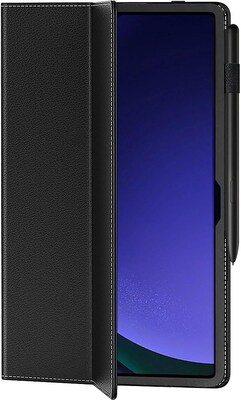 SaharaCase Samsung Galaxy Tab S9+ and Tab S9 FE+ Kit Bundle - Bi-Fold Folio Case with ZeroDamage Screen Protector - Black