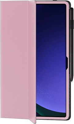 SaharaCase Samsung Galaxy Tab S9+ and Tab S9 FE+ Kit Bundle - Bi-Fold Folio Case with ZeroDamage Screen Protector - Pink