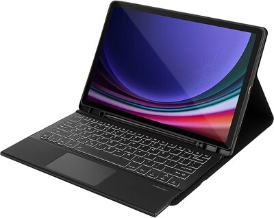 SaharaCase Samsung Galaxy Tab S9 Ultra Kit Bundle - ProTouch Keyboard Case with ZeroDamage Screen Protector