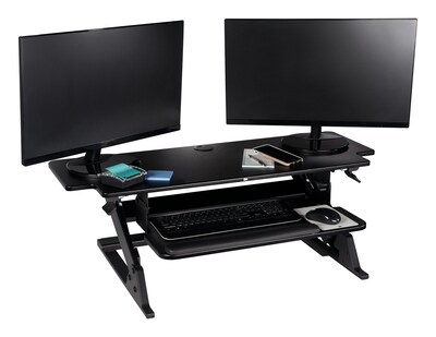 3M Precision XL Standing Desk, 42” W, Adjustable Desk Riser with