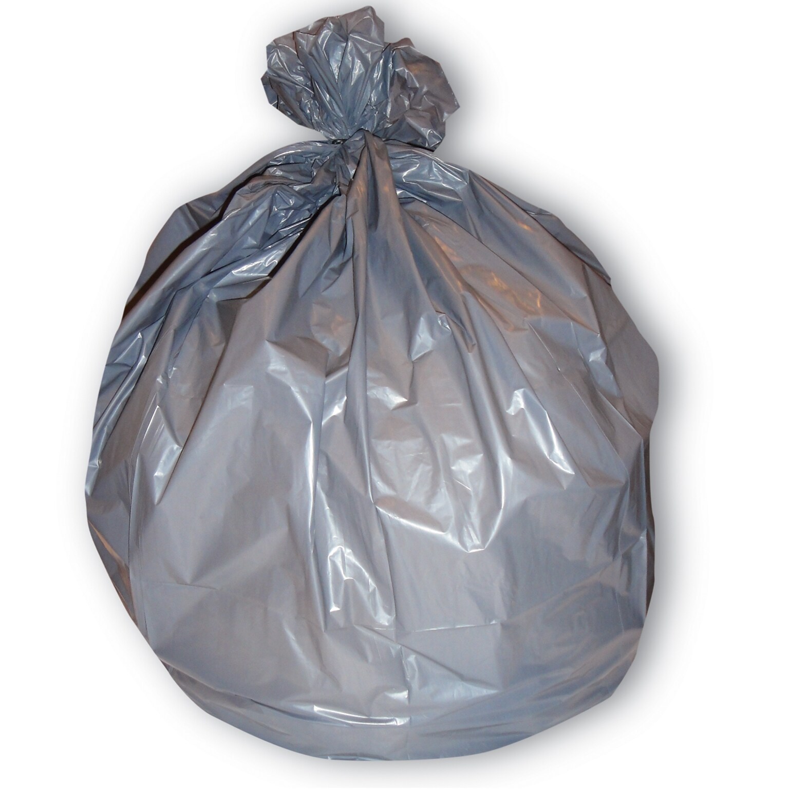 Heritage 56 Gallon Industrial Trash Bag, 44 x 55, Low Density, 1.6 Mil, gray (PH56G)