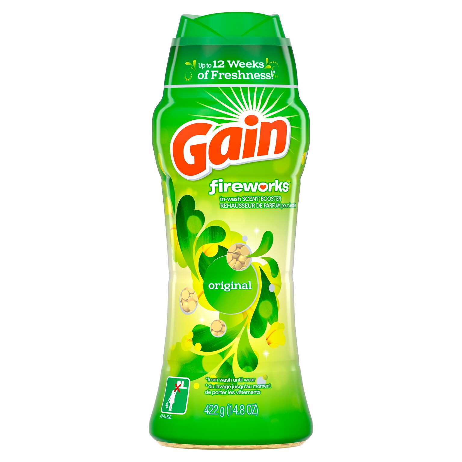 Gain Fireworks In-Wash Scent Booster Beads, Original, 14.8 oz (76343)
