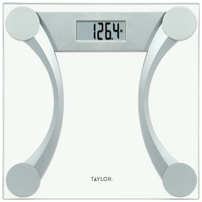 Taylor Precision 76024192 Clear Digital Scale, Glass, 400 lbs. Capacity