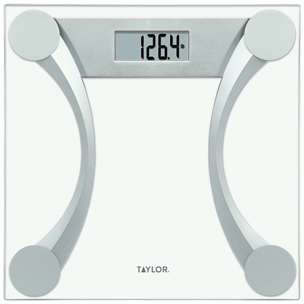 Digital Glass Chrome Bathroom Scale, 7506