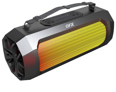QFX BT-920 Weather Resistant, 5” Bluetooth Speaker with FM Radio, Refurbished