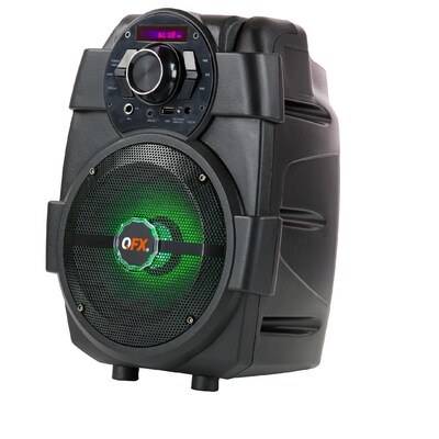 QFX PBX-5 6.5 Rechargeable Party Speaker with Bluetooth/USB and FM Player, Refurbished