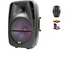 QFX PBX-BF15 15 Portable Party Speaker with Rechargeable battery, Bluetooth PA Speaker, Refurbished