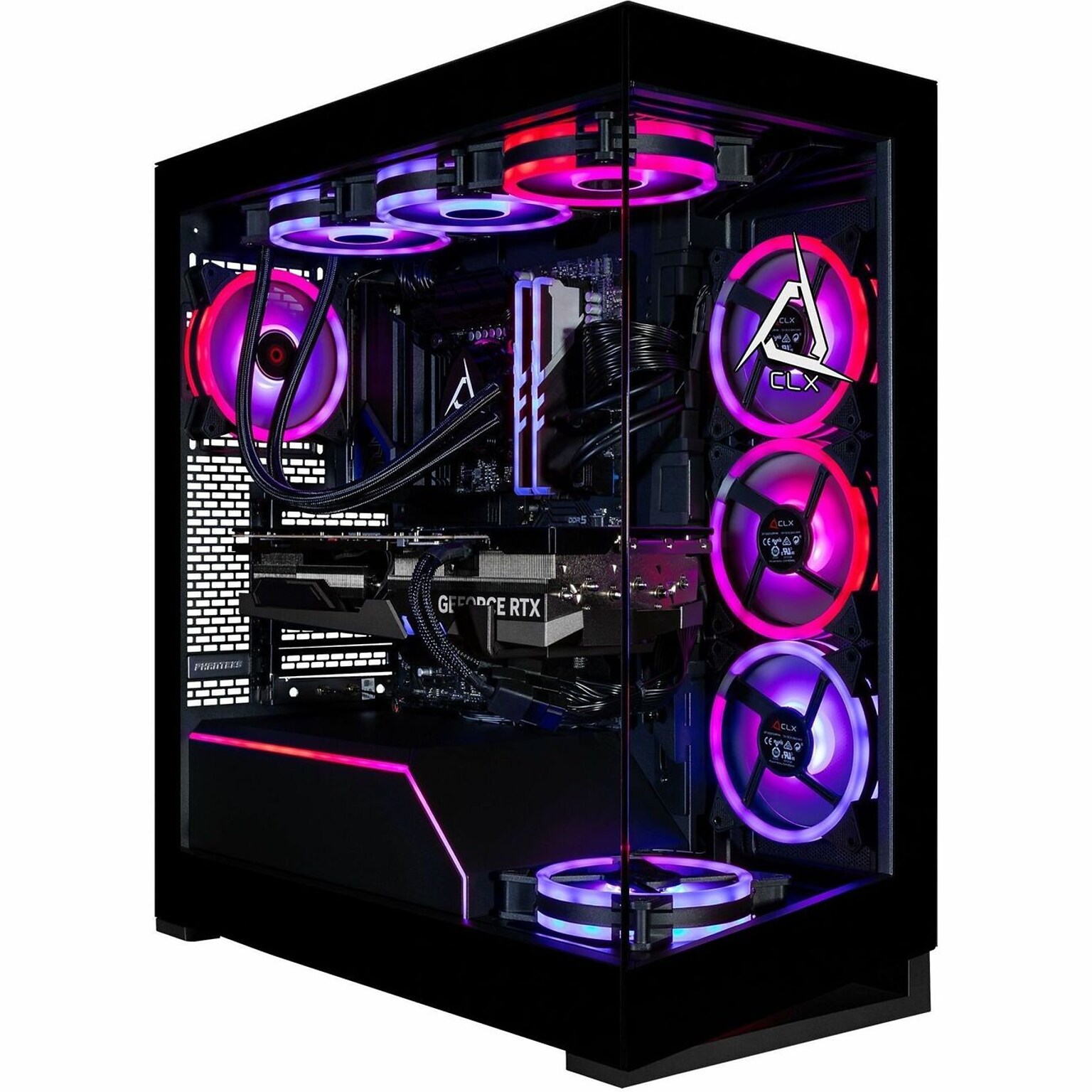 CLX Horus Gaming Desktop Computer, Intel Core i9-14900KF, 32GB Memory, 2TB SSD (TGMHORRTU4301BM)