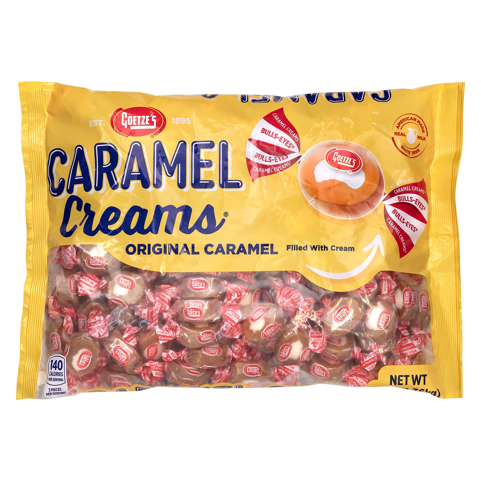 Goetzes Caramel Creams Candy, 48 oz. (220-02357)