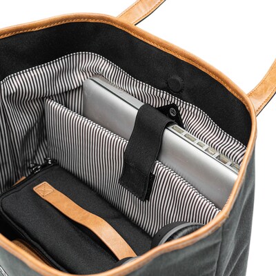 PKG Hazelton Recycled Tote Bag, Grey (PKG HAZE-GYBK01)