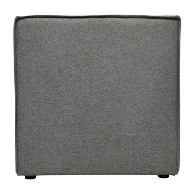 Flash Furniture Bridgetown 28.25" Fabric Modular Armless Center Sectional Sofa Seat, Dark Gray (ISIT2231MCDKG)