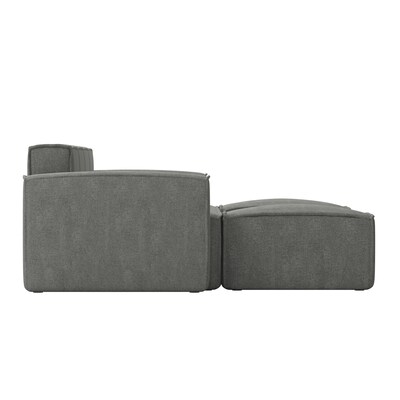Flash Furniture Bridgetown 129.75" Fabric Modular Sectional Sofa, Dark Gray, 6-Pieces (ISIT22316SECDKG)