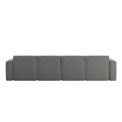 Flash Furniture Bridgetown 129.75" Fabric Modular Sectional Sofa, Dark Gray, 5-Pieces (ISIT22315SECDKG)
