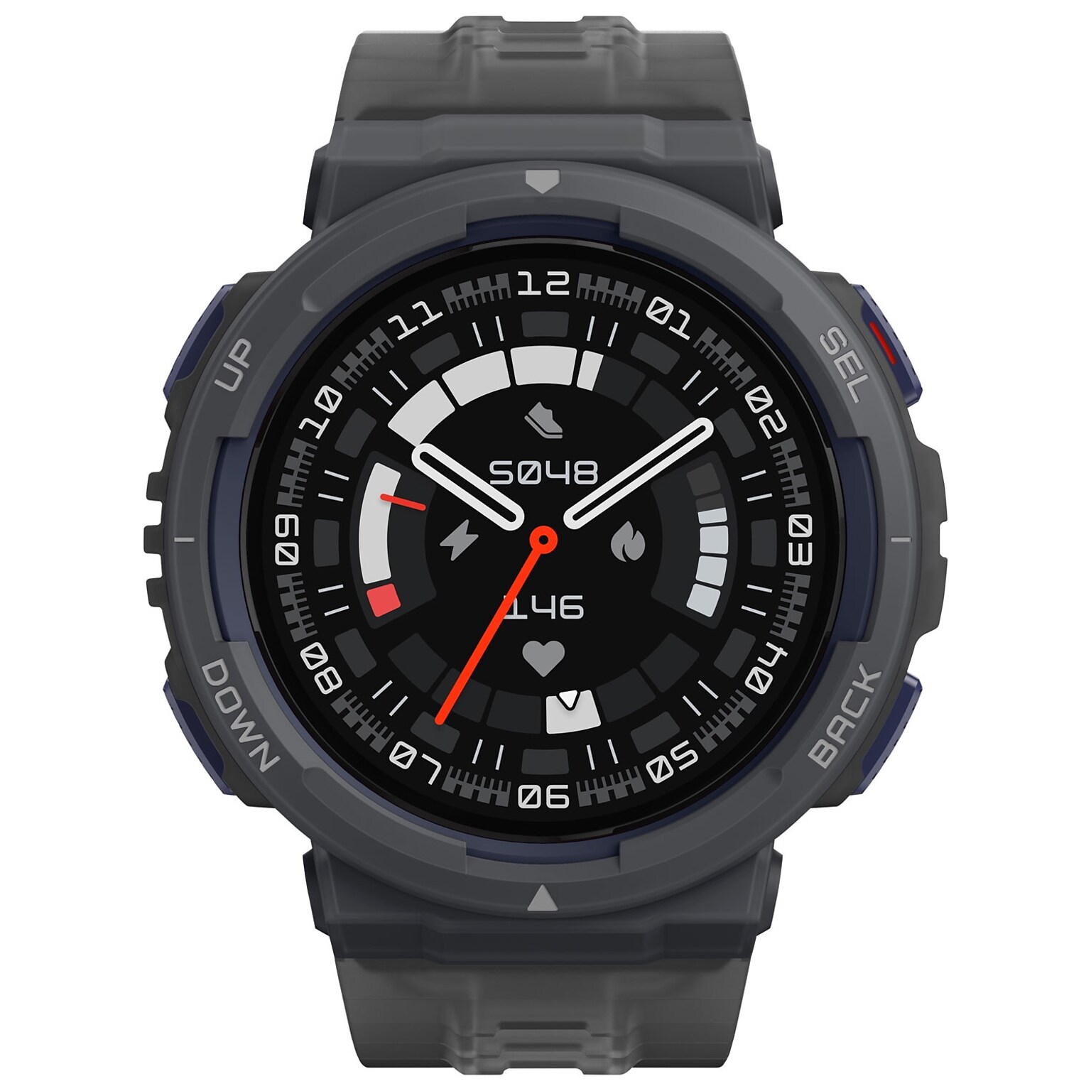 Amazfit Active Edge Smart Watch, Midnight Pulse (W2212US2N)