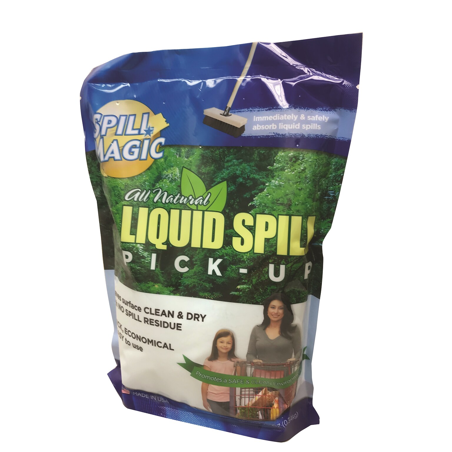 Spill Magic All Natural Liquid Spill Pick Up, 12 oz., 12/Carton (SM12)